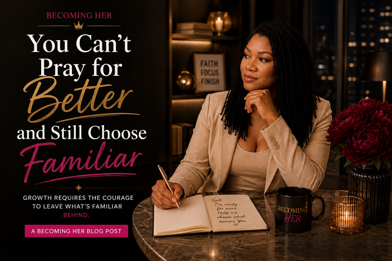 You Can’t Pray for Better and Still Choose Familiar
